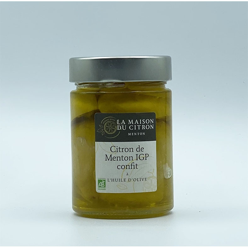 Citron de Menton IGP Confit à l’Huile d’Olive Bio