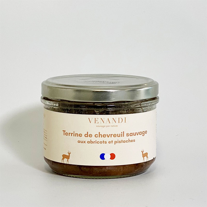 Terrine de Chevreuil aux Abricots et Pistaches