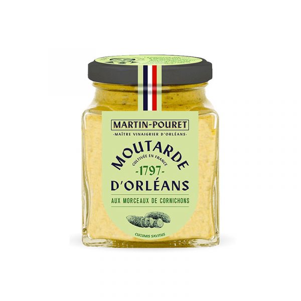 Moutarde d'Orléans aux Morceaux Cornichons